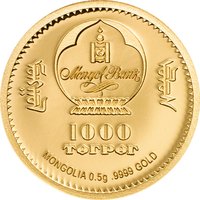1000 Tögrög obverse