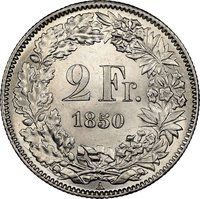 2 Francs reverse