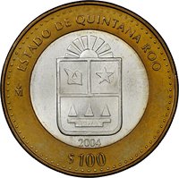100 pesos reverse