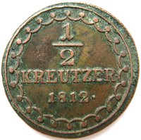 ½ Kreuzer reverse
