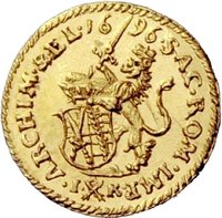 ¼ Ducat reverse
