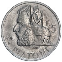 5 Lire reverse