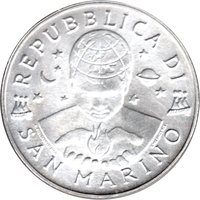 5000 Lire obverse
