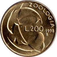 200 Lire reverse