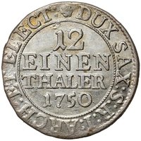1⁄12 Thaler reverse