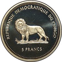 5 Francs obverse