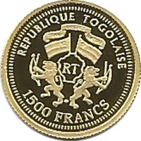1500 Francs CFA obverse