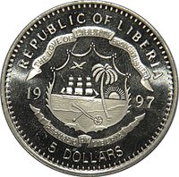 5 Dollars obverse