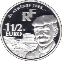 1½ Euro obverse
