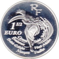 1½ Euro obverse