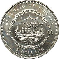 5 Dollars obverse