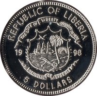 5 Dollars obverse