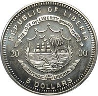 5 Dollars obverse