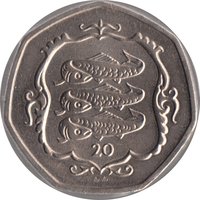20 Pence reverse