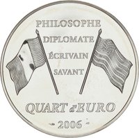 ¼ Euro reverse