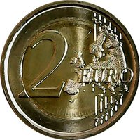 2 Euro reverse