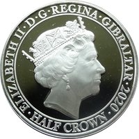 ½ Crown obverse