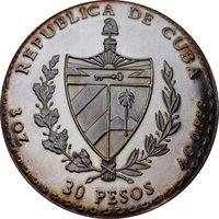 30 Pesos obverse