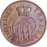 3 Pfennigs obverse