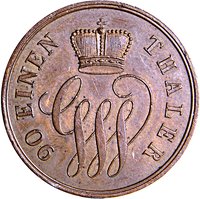 4 Pfennigs obverse
