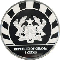 5 Cedis obverse