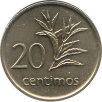 20 Centimos reverse
