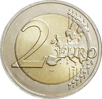 2 Euro reverse