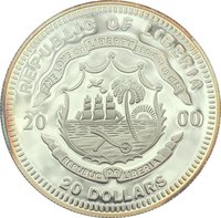 20 Dollars obverse