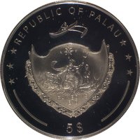 5 Dollars obverse