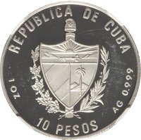 10 Pesos obverse
