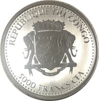 5000 Francs CFA obverse