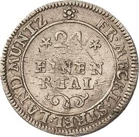1⁄24 Thaler reverse