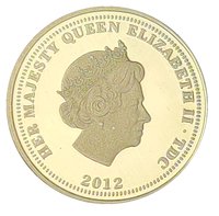 ¼ Sovereign obverse