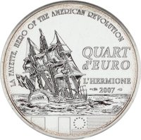 ¼ Euro reverse