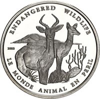 1000 Francs CFA reverse