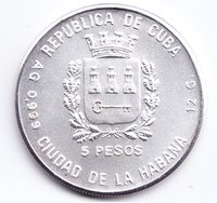 5 Pesos obverse