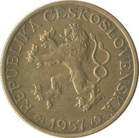 1 Koruna obverse