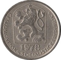 50 Haléřů / Halierov obverse