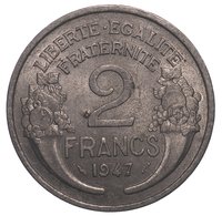 2 Francs reverse