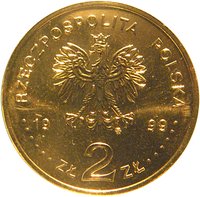 2 Zlotys obverse