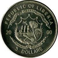 5 Dollars obverse