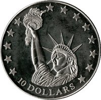 10 Dollars reverse