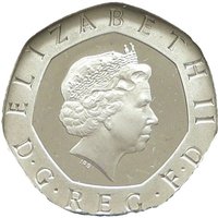 20 Pence obverse
