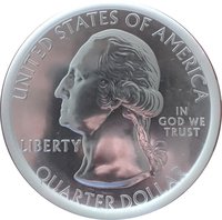 ¼ Dollar obverse