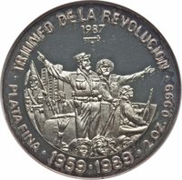20 Pesos reverse