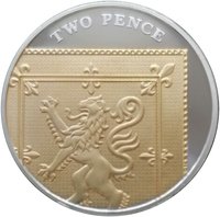 2 Pence reverse