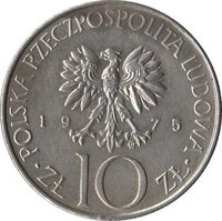 10 Zlotys obverse