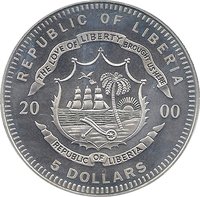 5 Dollars obverse