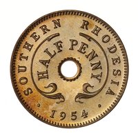 ½ Penny reverse