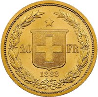 20 Francs reverse